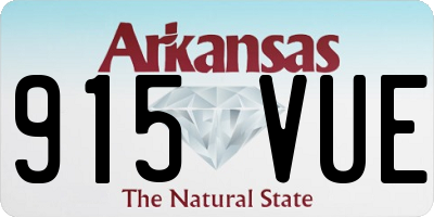 AR license plate 915VUE