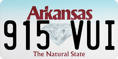 AR license plate 915VUI