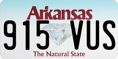 AR license plate 915VUS