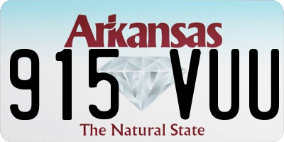 AR license plate 915VUU