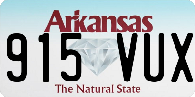 AR license plate 915VUX