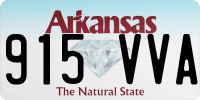 AR license plate 915VVA