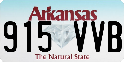 AR license plate 915VVB