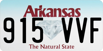 AR license plate 915VVF