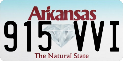 AR license plate 915VVI