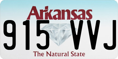 AR license plate 915VVJ