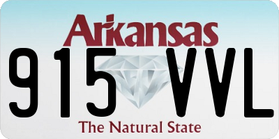 AR license plate 915VVL