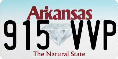 AR license plate 915VVP