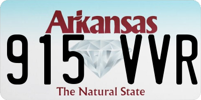 AR license plate 915VVR