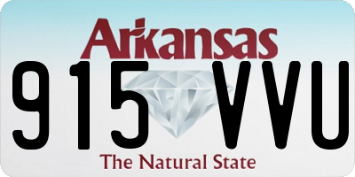 AR license plate 915VVU