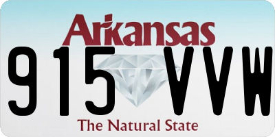 AR license plate 915VVW
