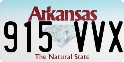 AR license plate 915VVX