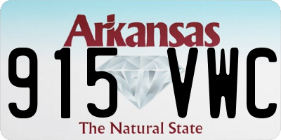 AR license plate 915VWC