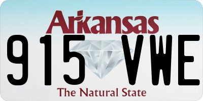 AR license plate 915VWE