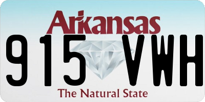 AR license plate 915VWH