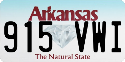 AR license plate 915VWI