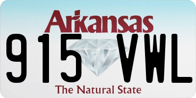 AR license plate 915VWL