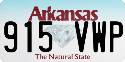 AR license plate 915VWP