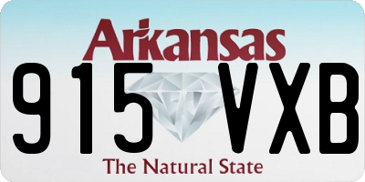 AR license plate 915VXB