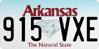 AR license plate 915VXE