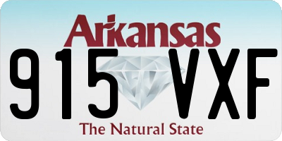 AR license plate 915VXF