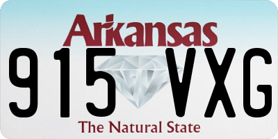 AR license plate 915VXG