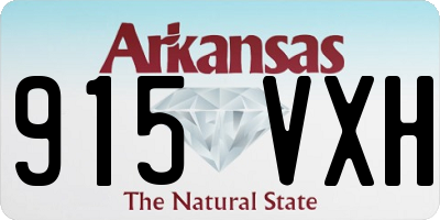 AR license plate 915VXH