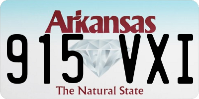 AR license plate 915VXI