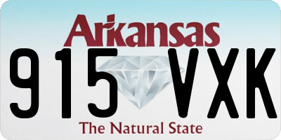 AR license plate 915VXK