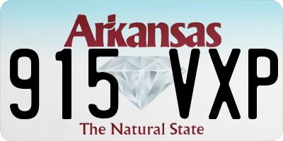 AR license plate 915VXP