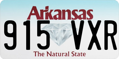 AR license plate 915VXR