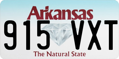 AR license plate 915VXT