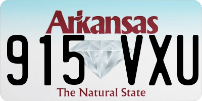AR license plate 915VXU