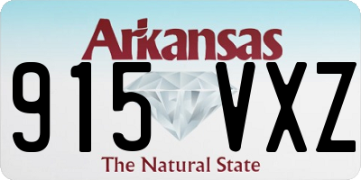 AR license plate 915VXZ