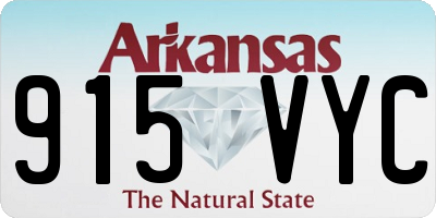AR license plate 915VYC