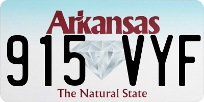 AR license plate 915VYF
