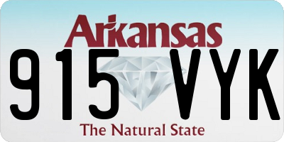 AR license plate 915VYK