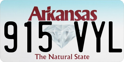 AR license plate 915VYL