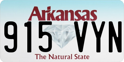 AR license plate 915VYN