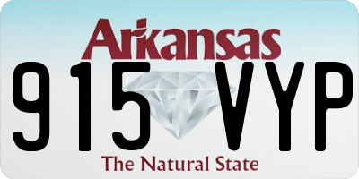 AR license plate 915VYP