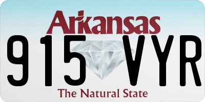 AR license plate 915VYR