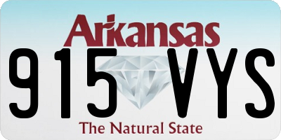 AR license plate 915VYS