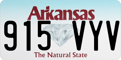 AR license plate 915VYV