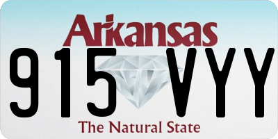 AR license plate 915VYY