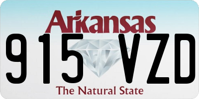 AR license plate 915VZD