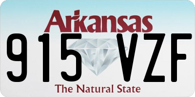 AR license plate 915VZF