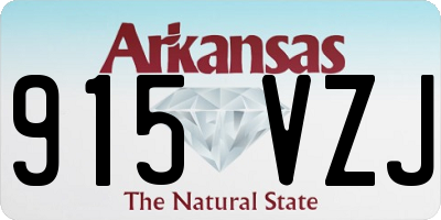 AR license plate 915VZJ