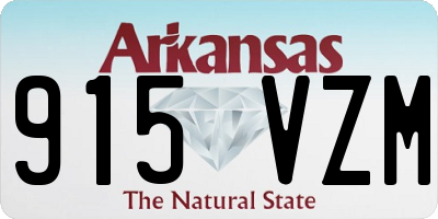 AR license plate 915VZM