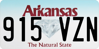AR license plate 915VZN