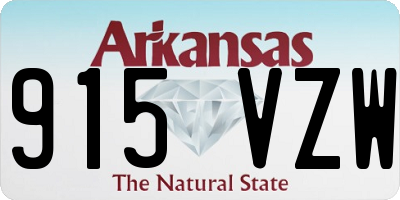 AR license plate 915VZW